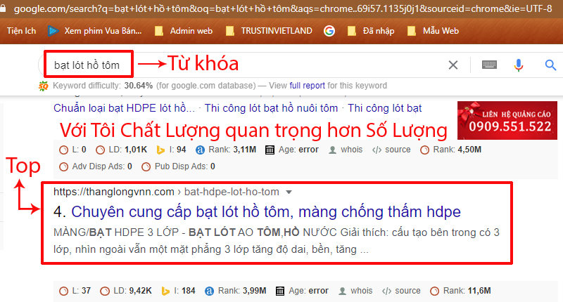 Sống với đam mê - Niềm tin vững bước Top 5 Dịch vụ SEO từ khóa số 1 việt nam