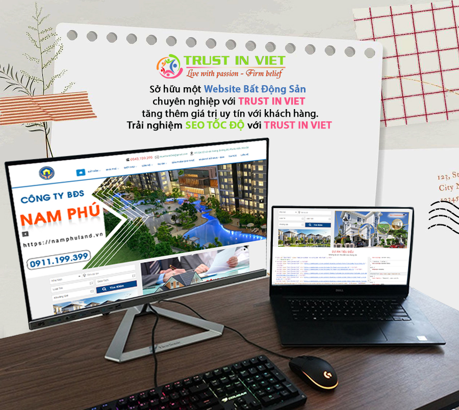 Sống với đam mê - Niềm tin vững bước Thiết kế website tại Phan Thiết, Bình Thuận | Trust In Viet