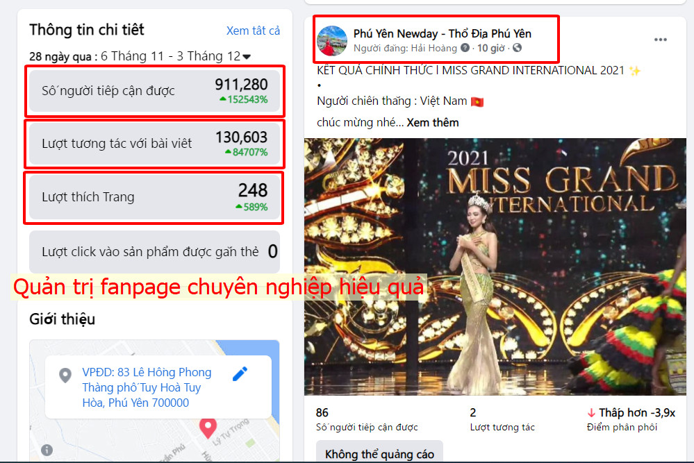 Thiết kế Fanpage bán hàng