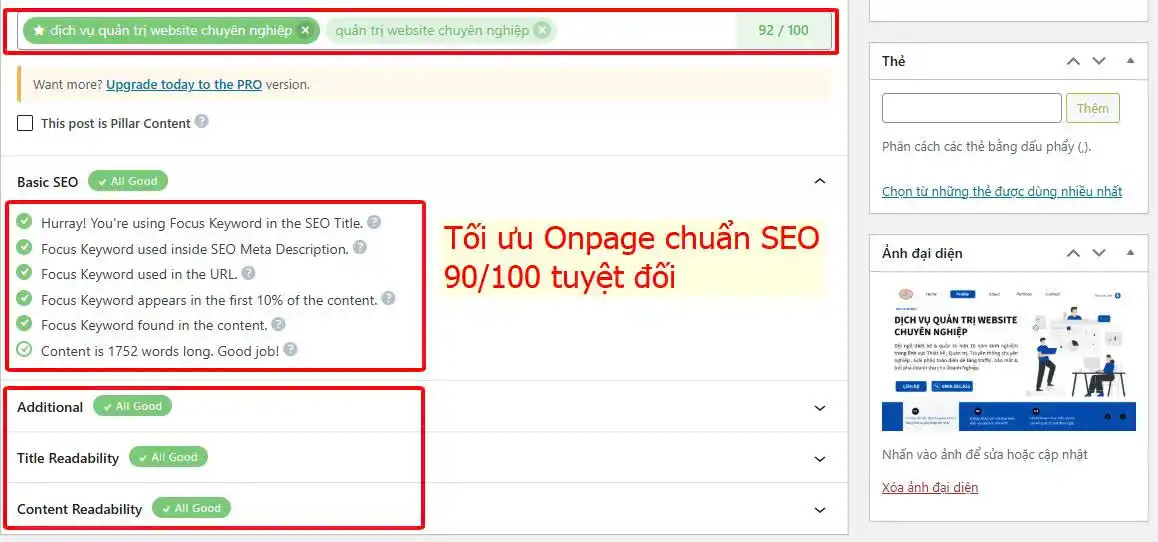 Sống với đam mê - Niềm tin vững bước Dịch Vụ Quản Trị Website Chuyên Nghiệp